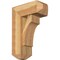 Ekena Millwork Westlake Craftsman Rough Sawn Bracket w/ Offset Brace, Western Red Cedar, 8"W x 18"D x 26"H BKT0806X18X26WTL04RWR - alternate 1